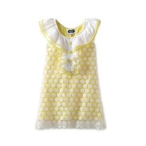 NEW Mud Pie Crochet Flower Dress 12-18 Months